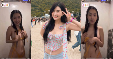 หลุดเบียร์อาบน้ำไลฟ์สดโชว์ที่กำลังเป็นข่าวในตอนนี้ขาวเนียนน่าเย็ด