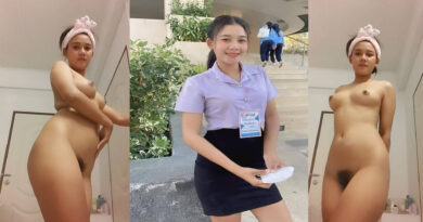 คอลเสียวน้องโอปอสาวนักศึกษาหุ่นดีนมใหญ่น่าเย็ดมาก